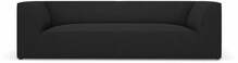 Diivan Micadoni Home Ruby, 232 x 92 x 69 cm, must