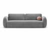 Sohva-voodi Tonale Cosmopolitan Design, 262 cm, Magic Velvet 2241, tumehall, panipaigaga