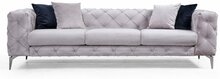 Diivan Hanah Home Como, 237 x 90 x 73 cm, helehall