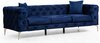 Diivan Hanah Home Como, 237 x 90 x 73 cm, tumesinine