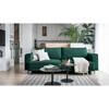 Diivan Nore Dalia Velvetmat 38, 95 x 260 x 90 cm, roheline