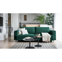 Diivan Nore Dalia Velvetmat 38, 95 x 260 x 90 cm, roheline