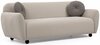 Diivan Hanah Home Eddy, 83 x 223 x 86 cm, kreemjas