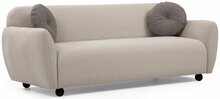 Diivan Hanah Home Eddy, 83 x 223 x 86 cm, kreemjas