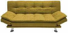 Diivanvoodi Home4You Roxy, 189 x 88 x 91 cm, kollane