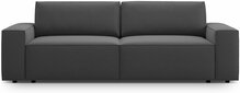 Sofa-voodi Micadoni Jodie, 247 x 107 x 86 cm, Bluvel 14, grafiit
