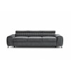 Diivan Eltap Laurence Nube 6, 97 x 261 x 105 cm, must