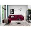 Diivan Eltap Asgard Mat Velvet 68, 92 x 233 x 93 cm, punane