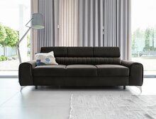 Diivan Eltap Laurence Nube 22, 97 x 261 x 105 cm, tumepruun
