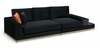 Diivan Hanah Home Line With Side Table, 320 x 102 x 84 cm, must