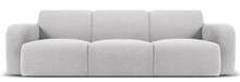 Diivan Micadoni Home Molino, 95 x 235 x 72 cm, 3-kohaline, helehall