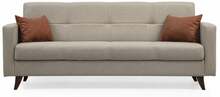 Diivanvoodi Hanah Home Polya, 3-kohaline, 75 x 205 x 86 cm, beež