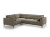 Nurgadiivan Micadoni Home Bemy, 290 x 200 x 86 cm, 4-kohaline, Grey Brown, vasakpoolne