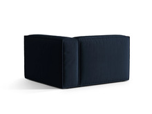 Moduldiivan Micadoni Nuria, 125 x 110 x 72 cm, parem pool, tumesinine
