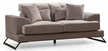 Diivan Hanah Home Frido, 185 x 100 x 92 cm, helehall, 2-kohaline