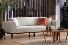Diivanvoodi Hanah Home Cofi, 90 x 80 x 222 cm, beež, 3-kohaline
