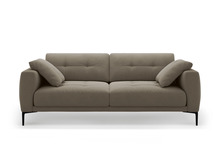 Sofa Micadoni Home Bemy, 230 x 102 x 86 cm, 4-kohaline, grey brown