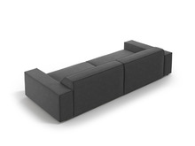 Diivan Micadoni Home Jodie 4-kohaline, 244 x 102 x 70 cm, Bluvel 14, tumehall