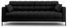 Diivan Micadoni Home Mamaia II, 217 x 92 x 75 cm, Neve 100, must