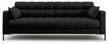 Diivan Micadoni Home Mamaia II, 217 x 92 x 75 cm, Neve 100, must