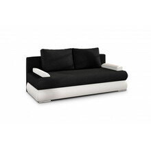 Diivan Eltap Milo Sawana 14, Soft 17, 95 x 213 x 90 cm, must/valge