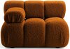 Mooduldiivan Micadoni Bellis Rolf 10, 94 x 94 x 70 cm, terrakota, vasak