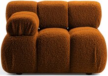 Mooduldiivan Micadoni Bellis Rolf 10, 94 x 94 x 70 cm, terrakota, vasak