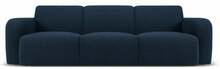 Diivan Micadoni Home Molino, 235 x 95 x 72 cm, 3-kohaline, tumesinine