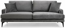 Diivan Papira 3-kohaline, 205 x 90 x 88 cm, hall, Hanah Home