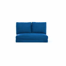 Diivanvoodi Taida, 120 cm, sinine, raam: 100 prots. metall