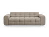 Diivan Micadoni Kendal, 255 x 103 x 79 cm, 4-kohaline, tume beež