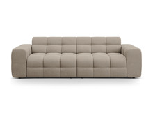 Diivan Micadoni Kendal, 255 x 103 x 79 cm, 4-kohaline, tume beež