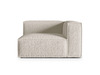 Mooduldiivan Micadoni Home Nuria, 125 x 110 x 72 cm, 1 iste, beež
