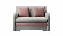 Diivan Eltap Ario Nube 3, 103 x 130 x 85 cm, roosa/hall