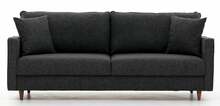 Diivan Hanah Home Eva, 3-kohaline, 90 x 210 x 82 cm, antratsiit
