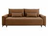 Diivanvoodi BLACK RED WHITE Kamari, 235 x 108 x 93 cm, pruun