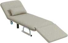 Magamistool Homcom, 3 in 1, voodifunktsiooniga, 120 kg, hall