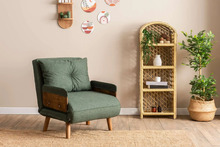 Tugitool Hanah Home Cosmo Single, 77 x 70 x 82 cm, roheline