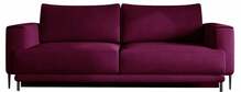 Diivan Eltap Dalia Velvetmat 25, 95 x 260 x 90 cm, tumevioletne