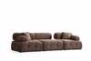 Diivan Atelier Del Sofa Doblo 3-kohaline, L1-O1-1R, 300 x 100 cm, kapučino