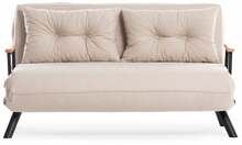 Diivanvoodi Hanah Home Sando, 2-kohaline, kreem, 50 x 133 x 45 cm