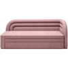 Diivanvoodi Eltap Fabillo Touch 24, parem, 223 x 86 x 80 cm, roosa