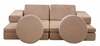 Diivanvoodi Atelier Del Sofa Puzzle, 70 x 140 x 46 cm, roosa