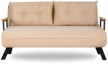 Diivanvoodi Hanah Home Sando, 78 x 133 x 78 cm, kreemjas
