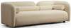 Diivan Hanah Home Victoria Cream Bouclette, 228 x 90 x 74 cm, kreemjas
