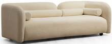 Diivan Hanah Home Victoria Cream Bouclette, 228 x 90 x 74 cm, kreemjas