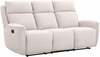 Diivan Home4you Maren, 3-kohaline, 90 x 206 x 104 cm, manuaalse mehhanismiga, beež
