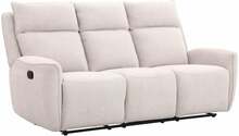 Diivan Home4you Maren, 3-kohaline, 90 x 206 x 104 cm, manuaalse mehhanismiga, beež
