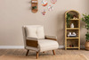 Tugitool Hanah Home Cosmo Single, 77 x 70 x 82 cm, kreemjas