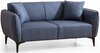 Diivan Hanah Home Belissimo, 180 x 95 x 67 cm, sinine